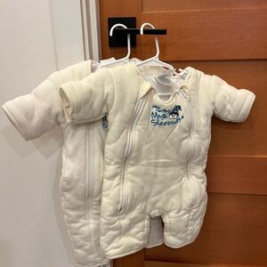 Lot of TWO Magic Merlin Sleepsuits S